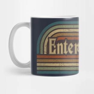 Enter Shikari Vintage Stripes Mug